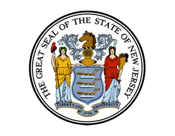 New Jersey state seal, representing NJATOD's state-level opioid treatment policy and advocacy efforts