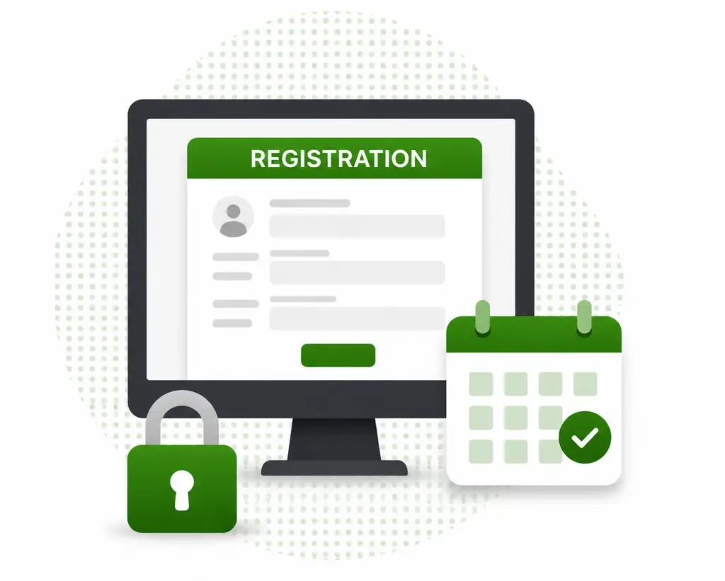 Member registration form launching soon graphic